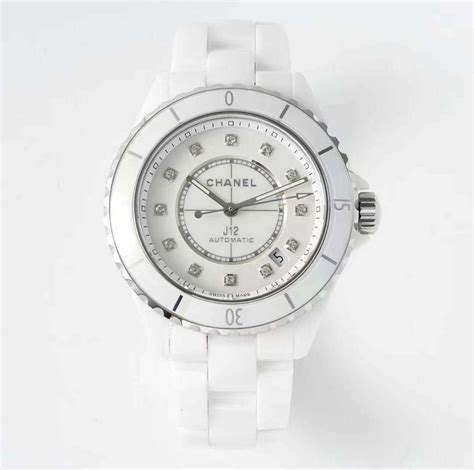 white chanel watch replica|Chanel j12 automatic chronograph.